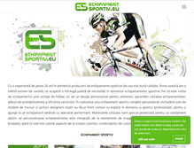 Tablet Screenshot of echipamentsportiv.eu